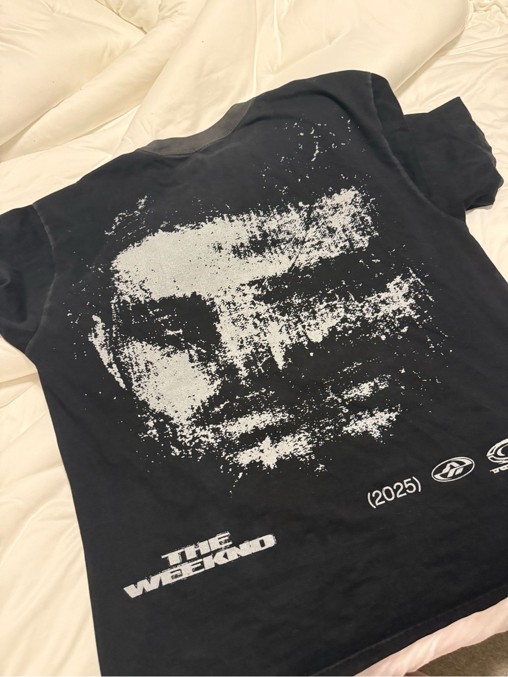 The Weeknd Black Graphic Short Sleeve Tee